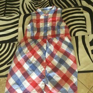 Modcloth Mesh and Lace plaid dress size 3x New